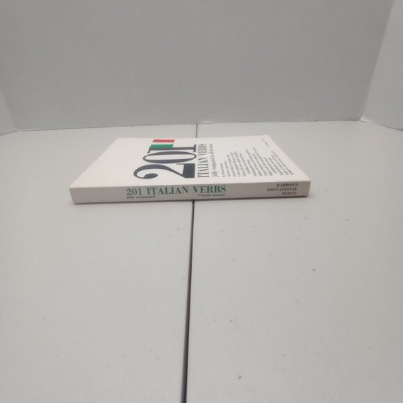 201 Italian Verbs Fully Conjugated Italian Language Learning Book - Picture 6 of 7